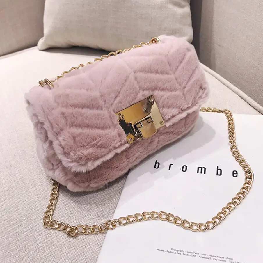 Зимняя мода 2019 новая сумка через плечо с клапаном высокое качество мягкая