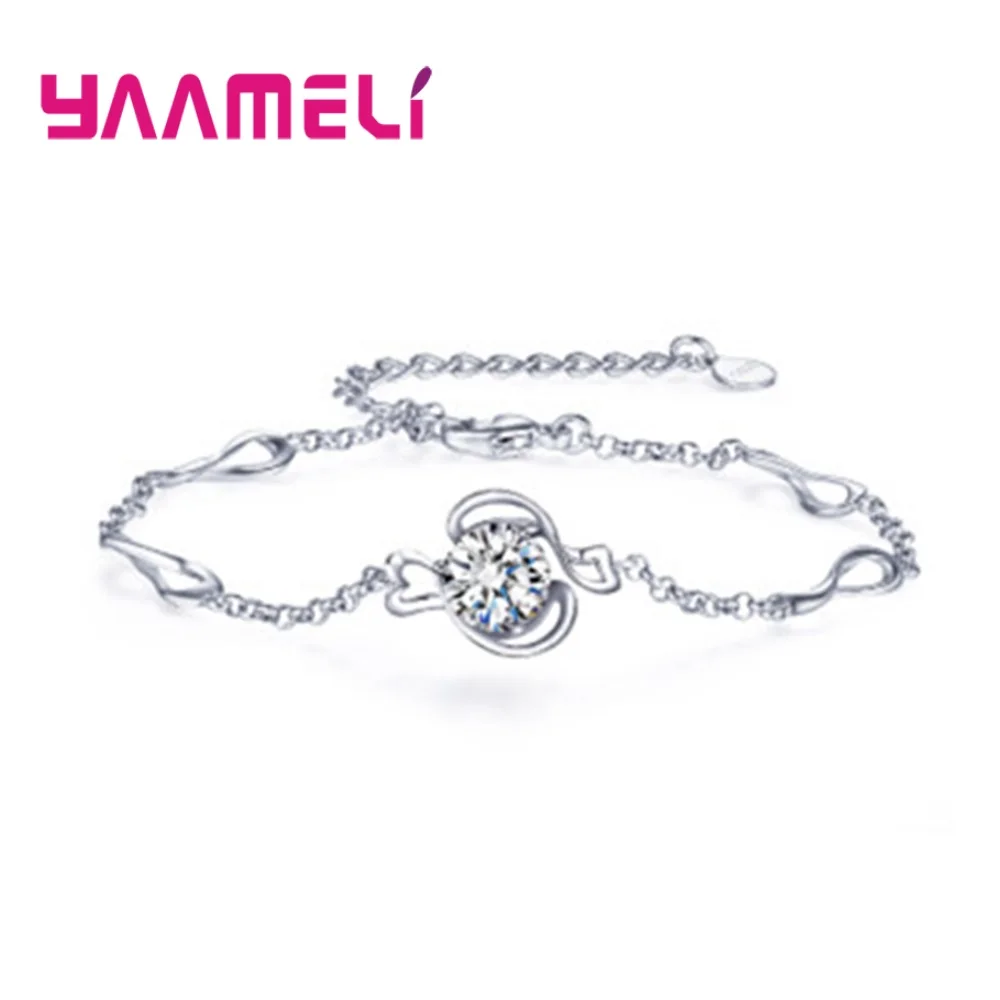 Новый Tendy 12 созвездий 925 серебряные браслеты люксовый бренд AAAAA кристалл кулон