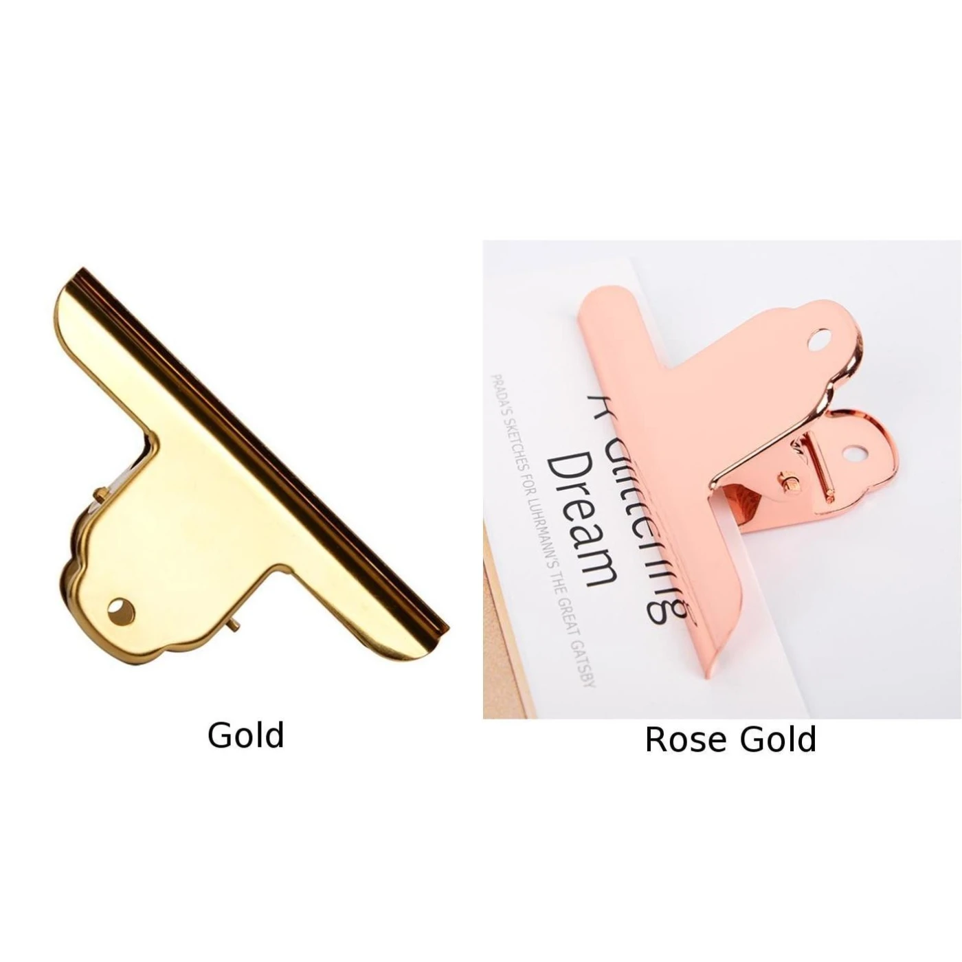 Минималистичный дизайн большая сумка из нержавеющей стали скрепки для бумаги