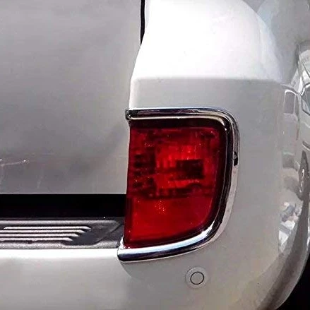 2 шт. ABS хромированная лампа заднего противотуманного фонаря чехлы для Toyota Land Cruiser