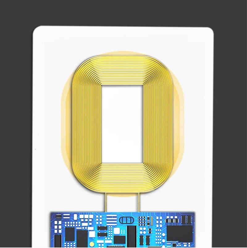 Qi Беспроводное зарядное устройство приемник USB беспроводной зарядный приемник для Android Micro usb type-C мобильный зарядный коврик патч