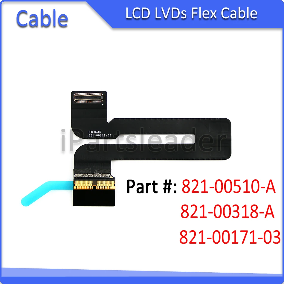 Новый гибкий кабель для ЖК-дисплея 821-00318-A 821-00510-A 821-00171-03 Macbook 12 дюймов A1534 2015 2016 2017