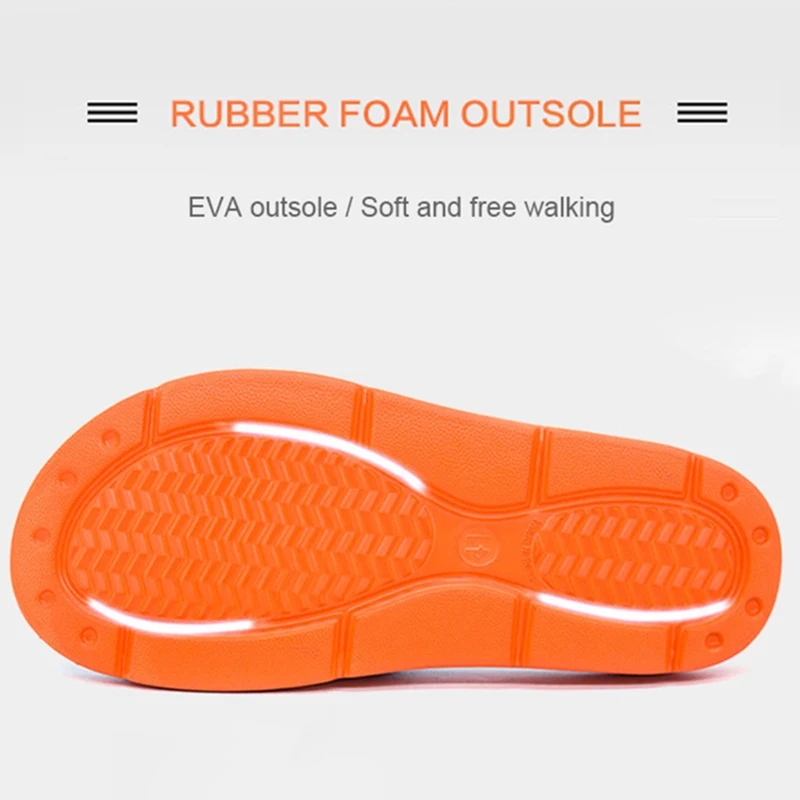 Новые летние шлепанцы EVA Мужские сандалии Модные открытые дышащие пляжные