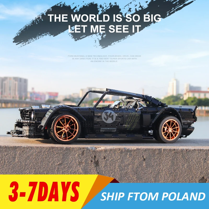 23009 Ford Mustang Hoonicorn РТР V2 гоночный автомобиль с функцией мощность светодиодный