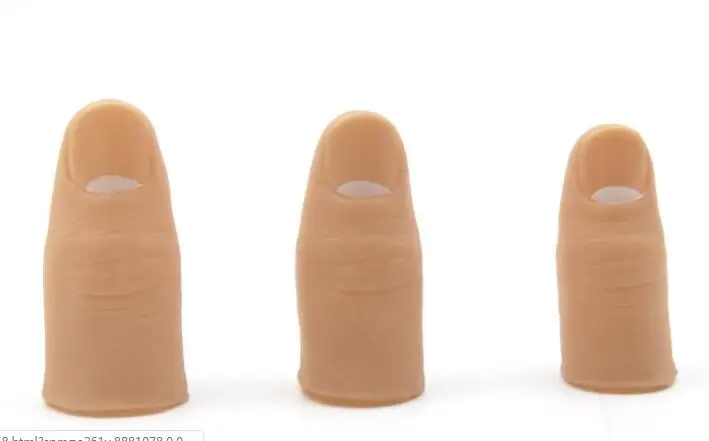 5pcs Hard Thumb Tip Finger Fake Magic Trick Close Up Vanish Appearing Props Toy Funny Prank Party | Игрушки и хобби