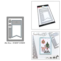 tag rectangular frame metal cutting dies for diy scrapbook album paper card decoration crafts embossing 2021 new dies