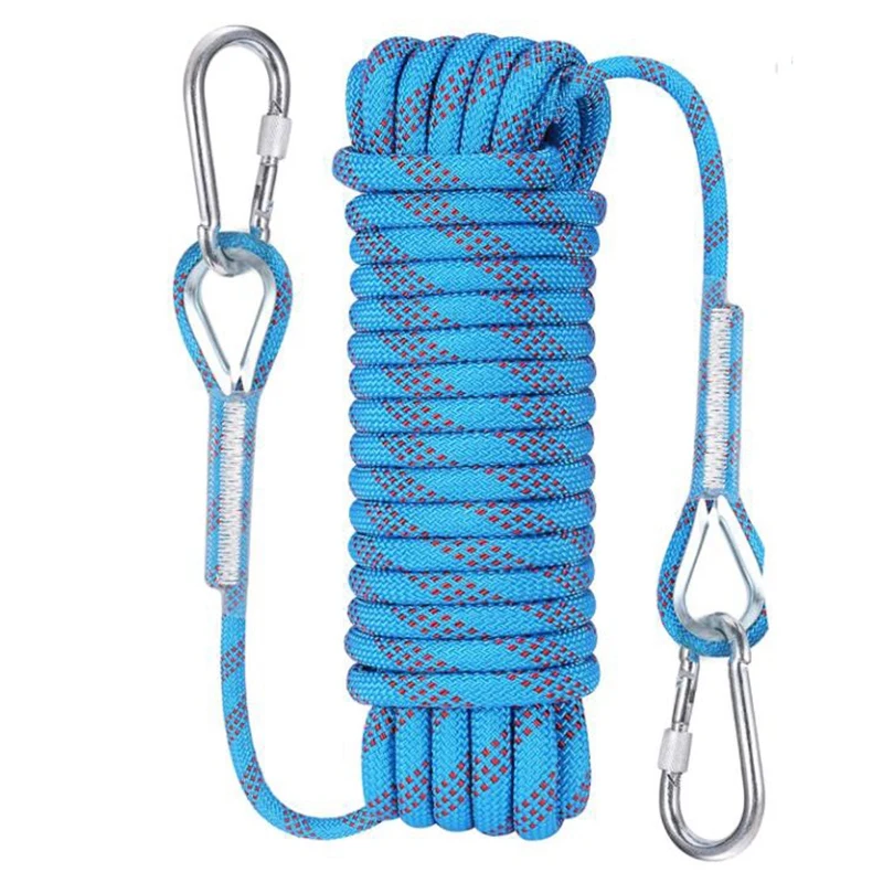 

10M Rock Climbing Rope,10mm Diameter Climbing Rope,Escape Rope,Tree Climbing Rope,Rescue Parachute Rope,for Climbing,Etc