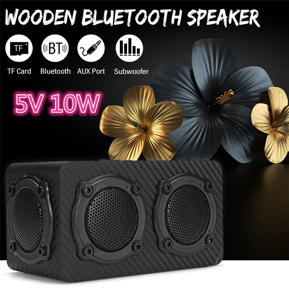 Портативный 10 Вт bluetooth динамик беспроводной 3D стерео домашний кинотеатр