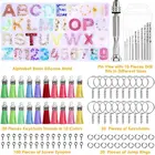 1 Набор хрустальные формы для эпоксидной смолы Алфавит буквы кулоны в виде цифр литье силиконовая форма сделай сам Ремесла брелок ювелирные изделия инструменты