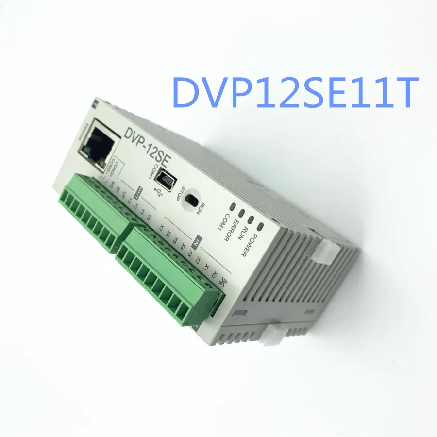 Программируемый контроллер PLC серии SE DVP12SE11T NPN транзистор 8DI 4DO 3 COM Mini USB/RS485x2/Ethernet