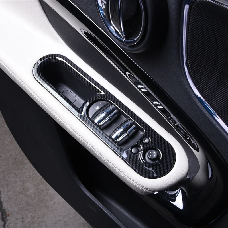 Панель управления окон автомобиля декоративная наклейка на крышку для BMW MINI Cooper S