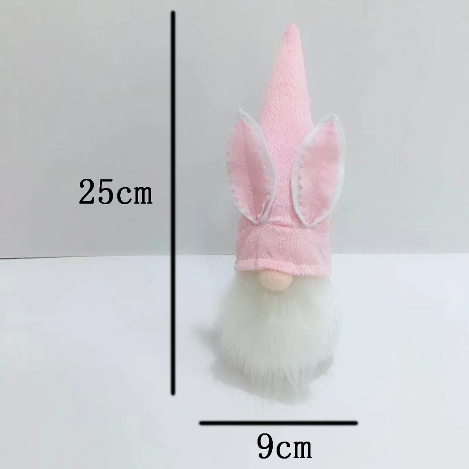 

Dropshipping!Spring Glowing Plush Easter Toys Faceless Cartoon Warm Light Bunny Shape Cute Faceless Doll Decoration Ornaments