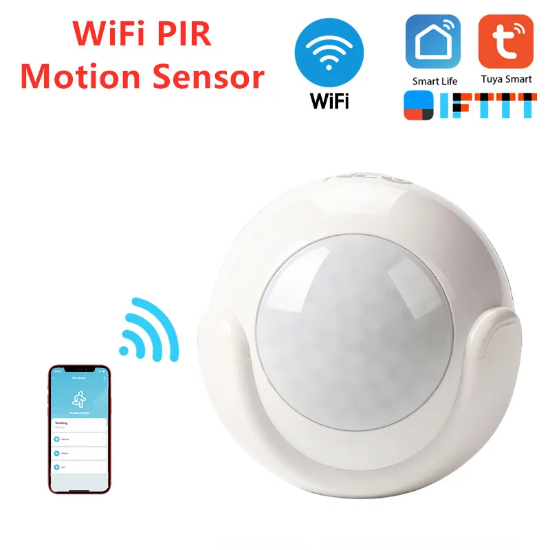 

Tuya Mini Smart Human Motion Movement Body PIR Transducer Sensor Smart Life Home Security Wireless Connection Light For IFTTT
