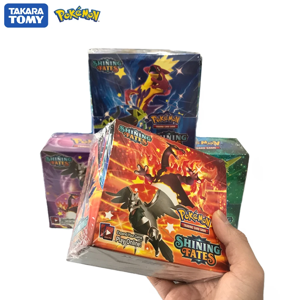 

360PCS TOMY Pokemon Shining Fates Cards Game GX EX VMAX Transaction Collectible Cards Board Game Feyenoord Battle Carte Shining