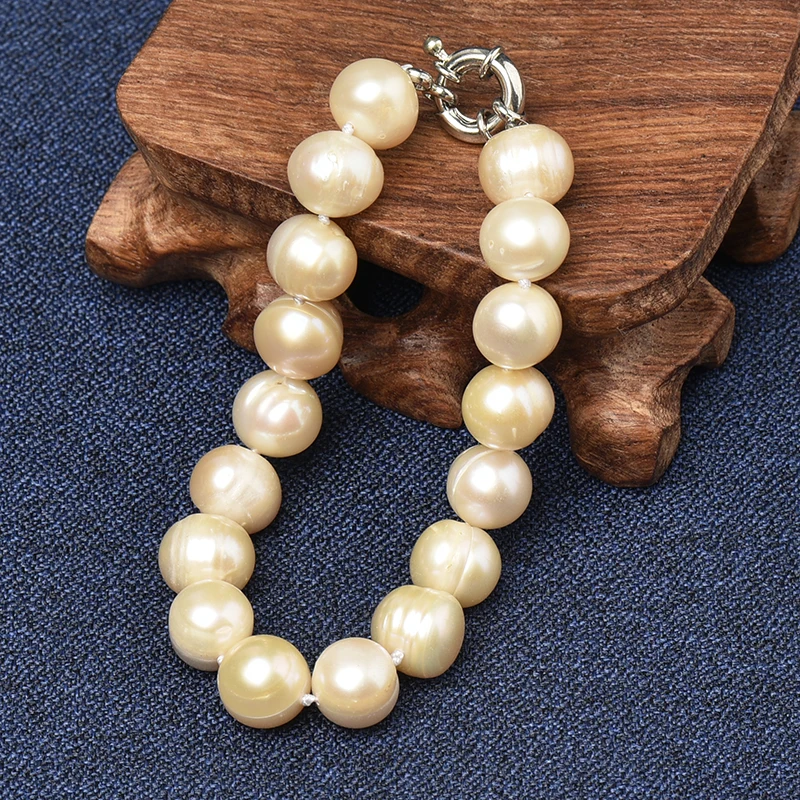 Ювелирные изделия 100% белый 9-10 мм БАРОККО из натурального пресновдного жемчуга