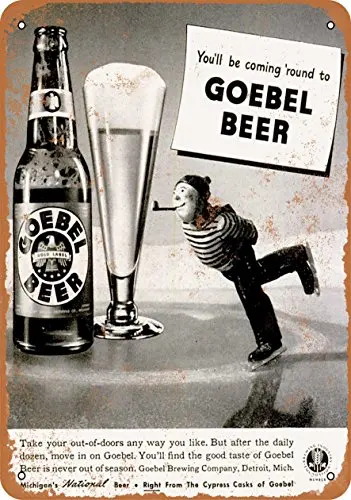 

Metal Sign - 1943 Goebel Beer - Vintage Look