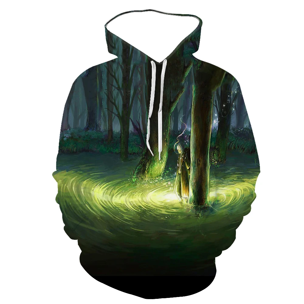 

Landscape Design Print For Men's Hoodie Men Clothing Hoodie With Long Sleeve 2020 New Fashion Casual Autumn 3D Printed Hoodie