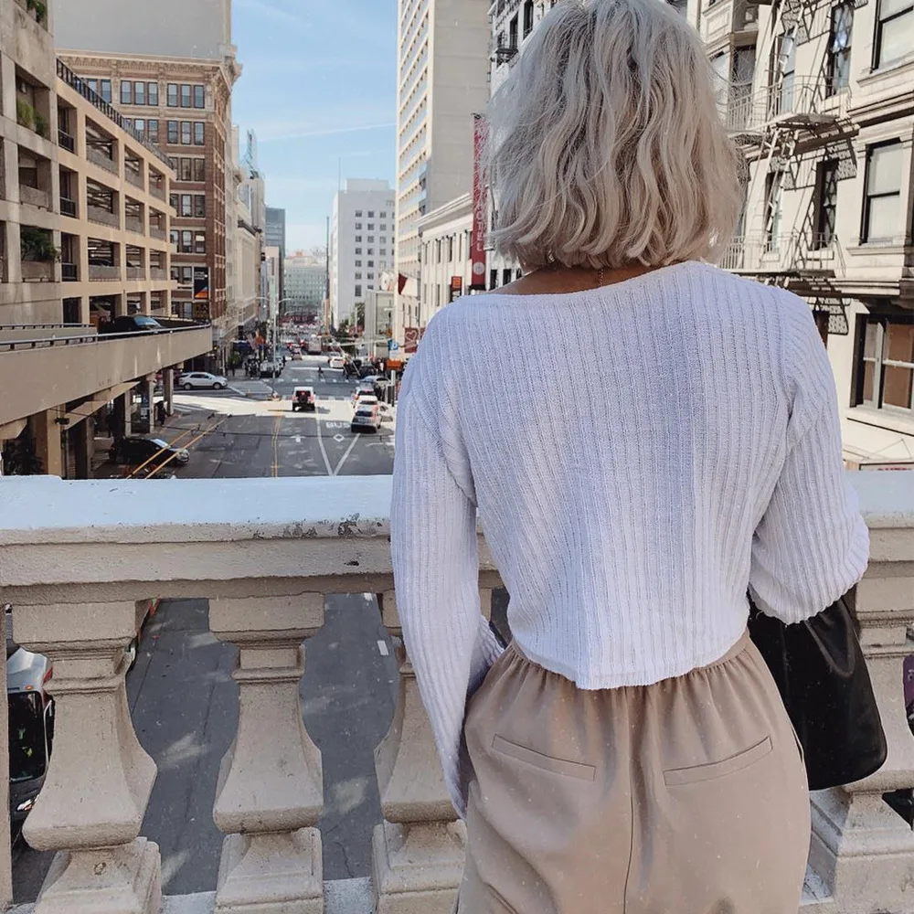 Женский укороченный топ Cryptographic модные повседневные Полосатые блузки с