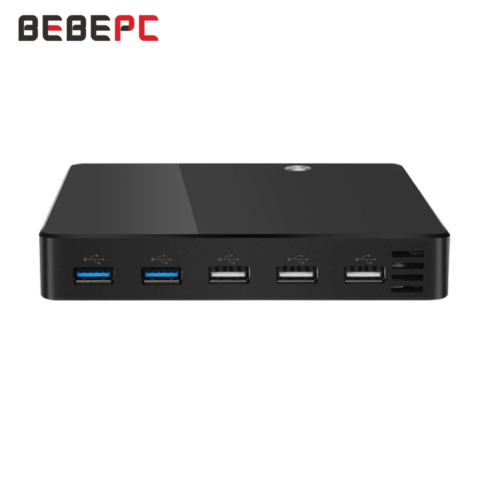 BEBEPC карманный мини ПК Intel Pentium 2117U Мини компьютер Windows 10 HTPC ТВ коробка 300 м Wifi HDMI