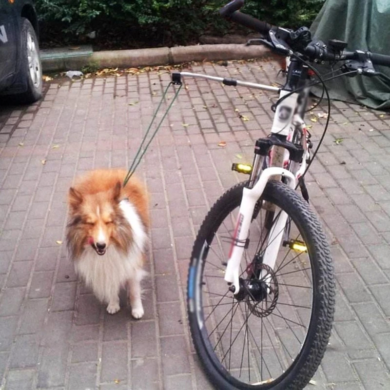 

Dog Bicycle Traction Belt Rope Bike Pet Walking Running Accessories Dog Outdoor Jogging Distance Keeper Hand Free Pets Leash