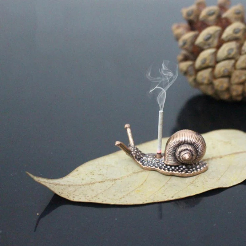 Креативный металлический держатель для благовоний сплав змеи основание