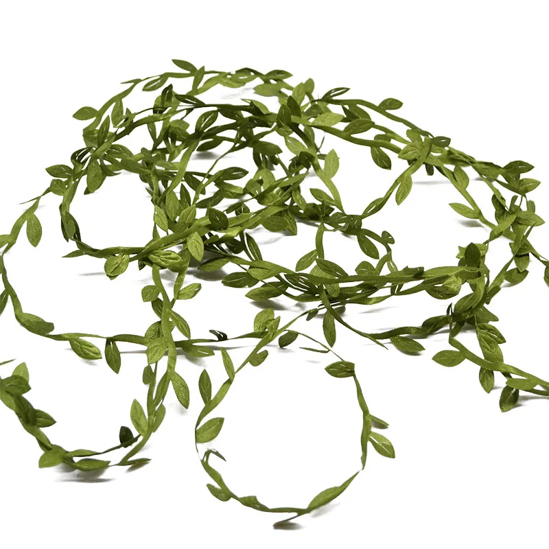 20 colors 10 yards Silk Leaf-Shaped Handmake Artificial green Leaves For Wedding Decoration DIY Wreath Gift Scrapbooking Craft | Дом и сад