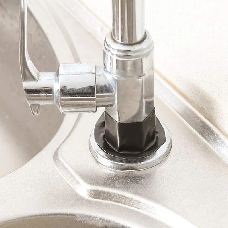 

NEW-10Pcs Black Waterproof Flexible Tape to Prevent Leakage and Rescue Seal Repair Silicone Tape 10cmX152cm