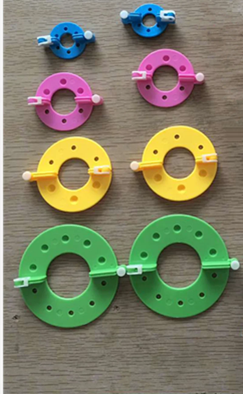 1 комплект из 8 шт. 4 размера Эфирное и майка с помпонами помпон чайник Вязание