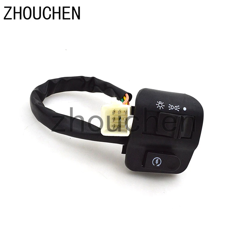 

Motorcycle ZY 125 Handlebar Switch Assy Assembly Electric Start Horn Headlight Turn Signal Button For Yamaha