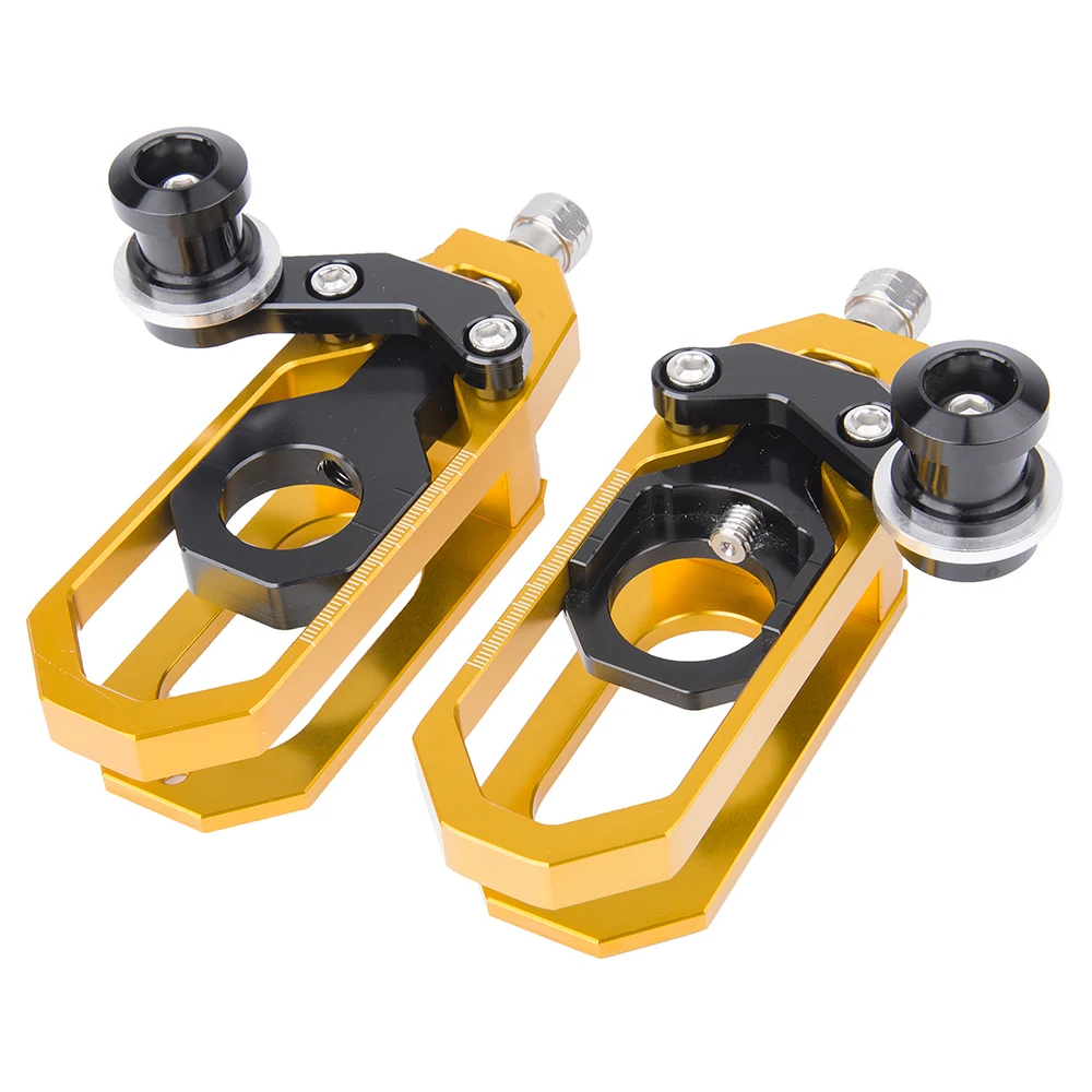 Мотоцикл CNC задний мост шпинделя цепь регулировщик блочный Натяжитель для Yamaha YZF