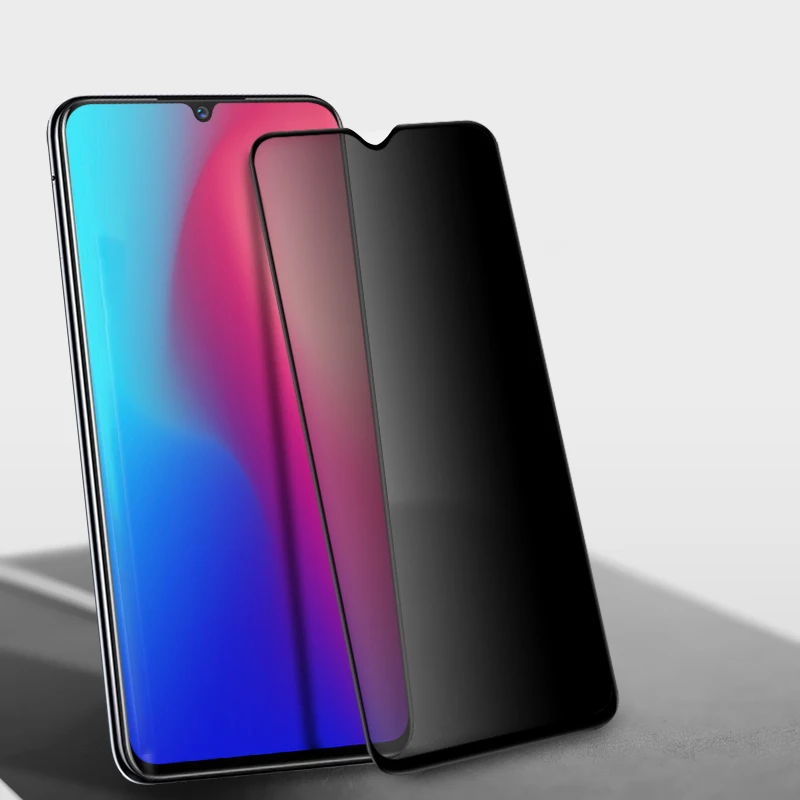 Полное покрытие экрана протектор для Oneplus 6 конфиденциальности закаленное стекло