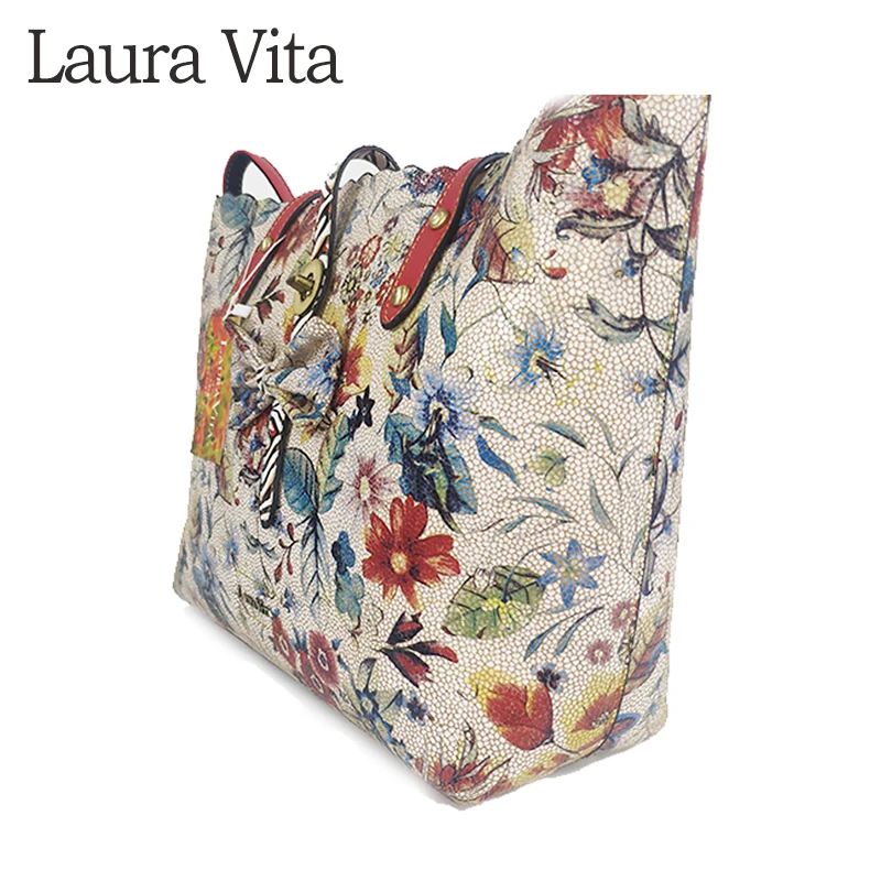 

Laura Vita 2020 Single Shoulder Bags Women PU+Leather Crossbody Bag YH190602-A