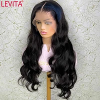 13x4x1 levita 30 inch body wave lace front wig lace closure frontal wig brazilian t part lace front human hair wigs for women