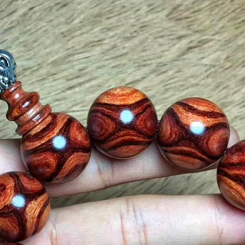 15 мм замечательные натуральные вены забавное лицо молитва женский браслет | Дом и