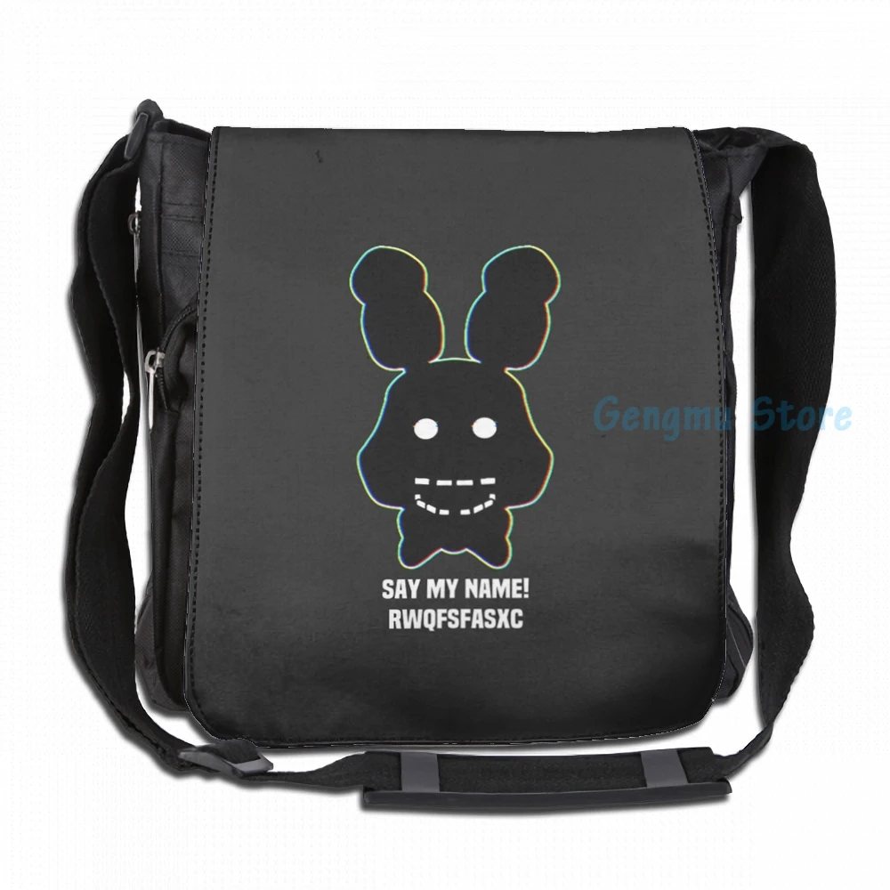 Сумка-рюкзак Funny Graphic print FNAF Five Nights Scary Spooky Game Face RWQ с зарядкой USB для мужчин и женщин, подходит для школы, путешествий и ноутбука.