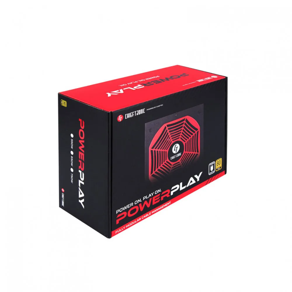 Блок питания Chieftec PowerPlayChieftronic GPU-750FC 750 W 100 - 240 V 47 63 Hz 80 Plus GOLD | Компьютеры и офис
