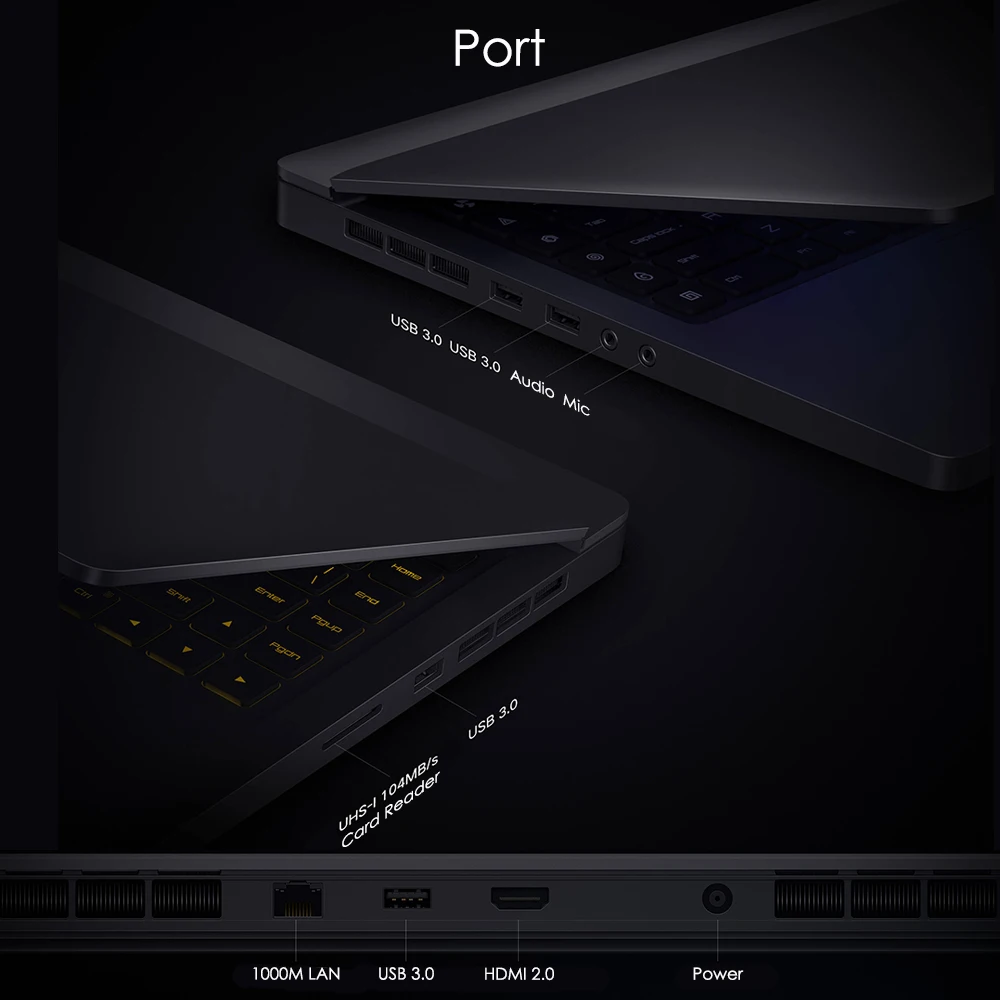 Игровой ноутбук Xiaomi Mi Windows 10 Core i7 9750H RTX 2060 16 ГБ ОЗУ 512 ГБ/ТБ SSD HDMI ПК Bluetooth|Ноутбуки| |