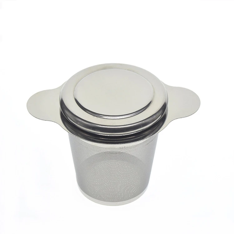 Многоразовая нержавеющая сталь Чайный фильтр для инфузионного Чая Сетка Ушная