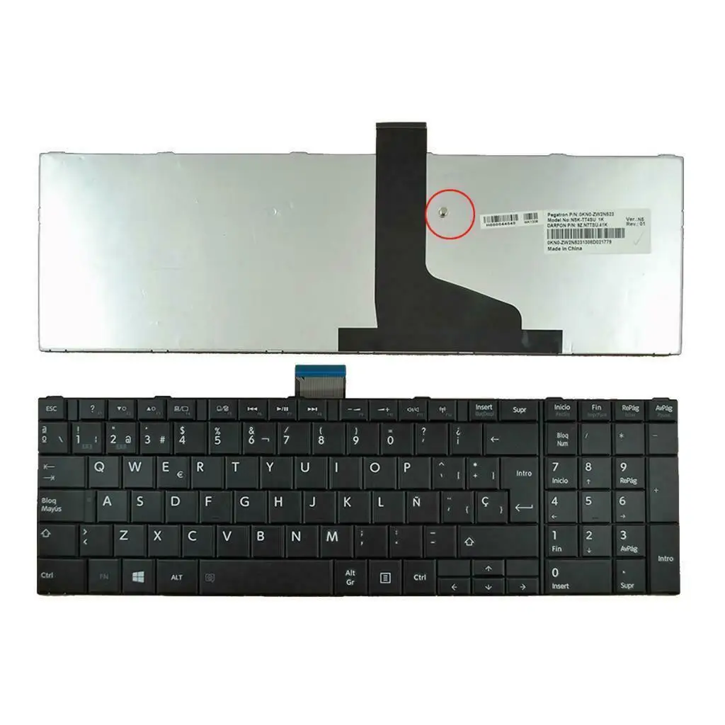 

Keyboard for TOSHIBA SATELLITE C850 C855D C850D C855 - Spanish SP