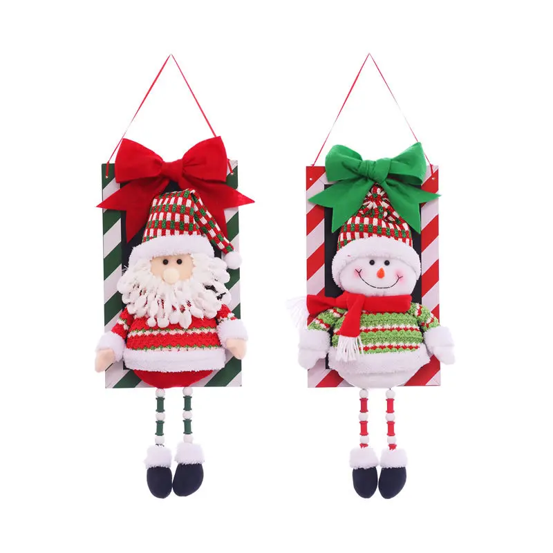 Санта Клаус снеговик рождественская елка подвесные украшения подвеска