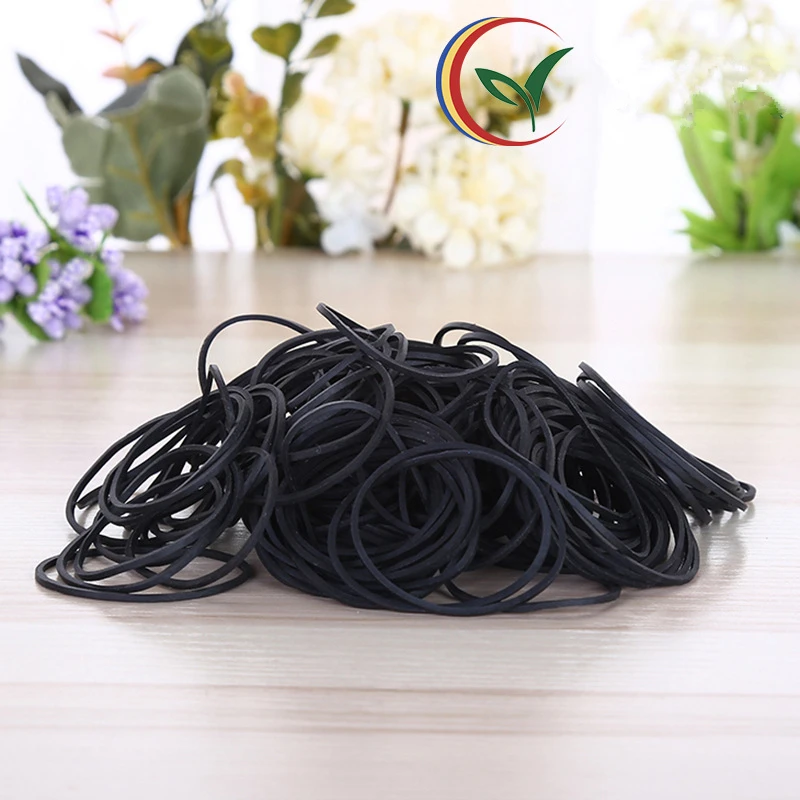 38mm Black Rubber Band School Office High Quality Tying Gadgets Strong Elastic Rubber Bands Natural Rubber Product