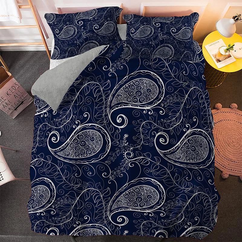

Fashion 3d Printed Bohemian Tree Leaves Bedding Set 2/3PCS Duvet Cover With Pillowcase Home Textiles