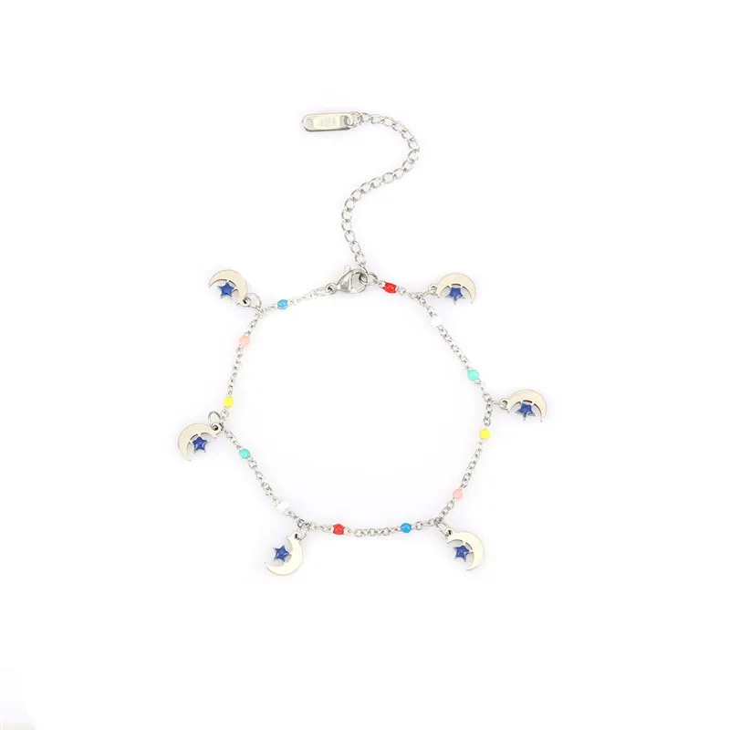 Женские многоцветные браслеты из нержавеющей стали эмалированный браслет с