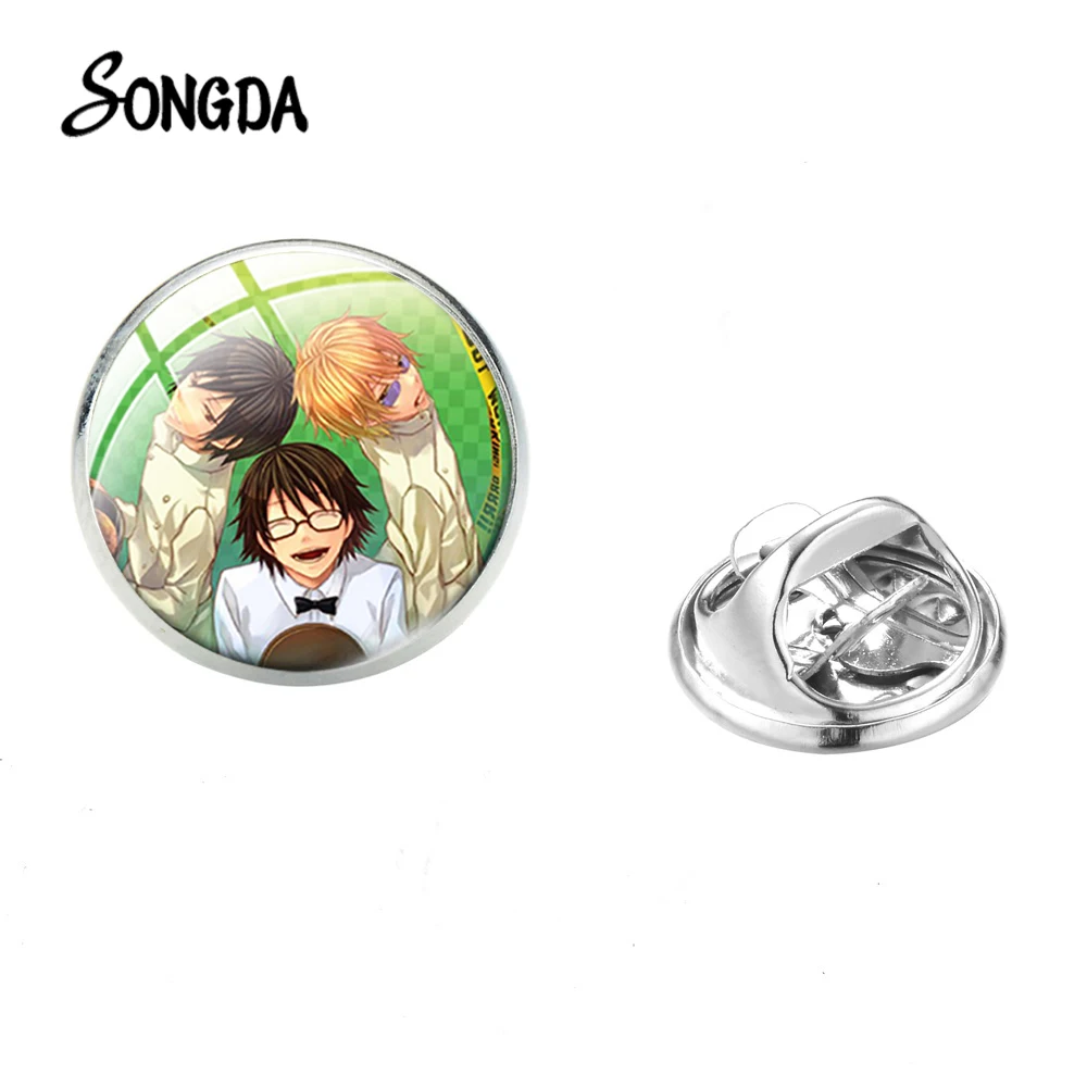 Дурарара! Противостоящая брошь булавка серебряного цвета Мультяшные фигурки