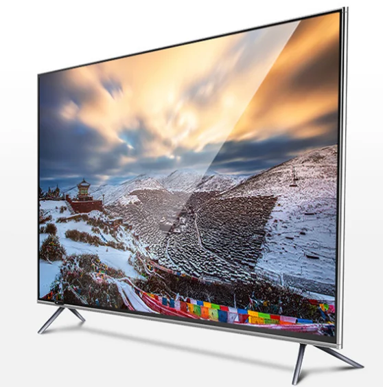 55 65 дюймов 4K светодиодный экран монитор многоязычный Smart wifi TV Android OS IP t2