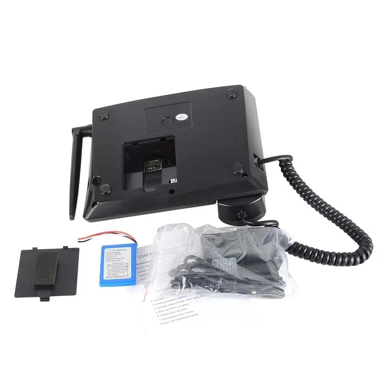 

telefono fijo 4G Wireless Fixed Telephone Landline Screen With WIFI Bluetooth FM Radio Landline Home Office Phones Black White