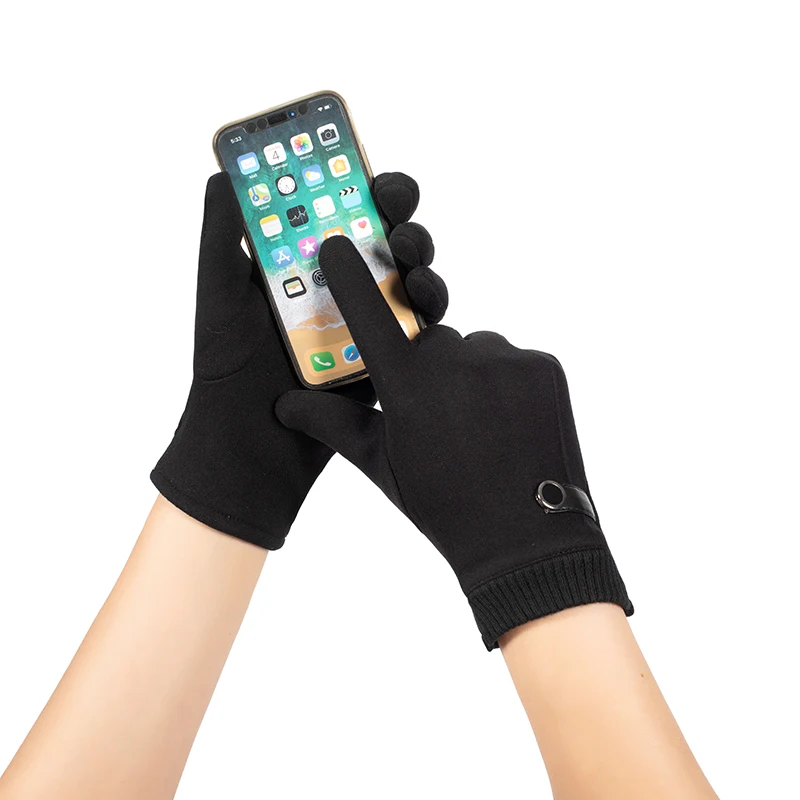 Оптовая продажа с фабрики 2021 Мужские осенне-зимние Бархатные теплые перчатки