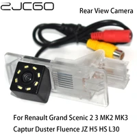 zjcgo ccd car rear view reverse back up parking camera for renault grand scenic 2 3 mk2 mk3 captur duster fluence jz h5 hs l30