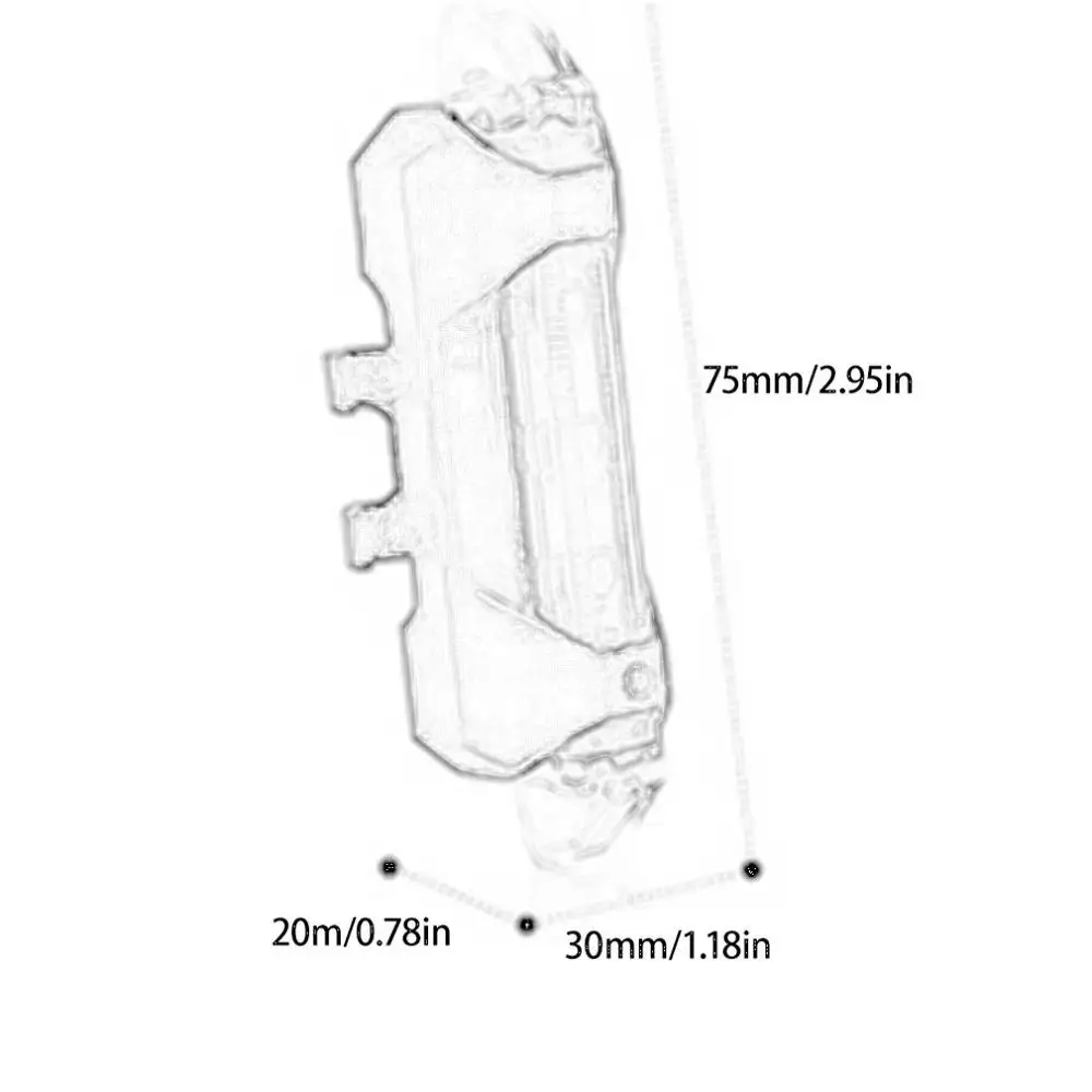 

Bike Tail Light Bicycle Rechargeable Usb 5 Led Safety Rear Lamp Flashing Wraning Waterproof Super Bright Charging Tail Light
