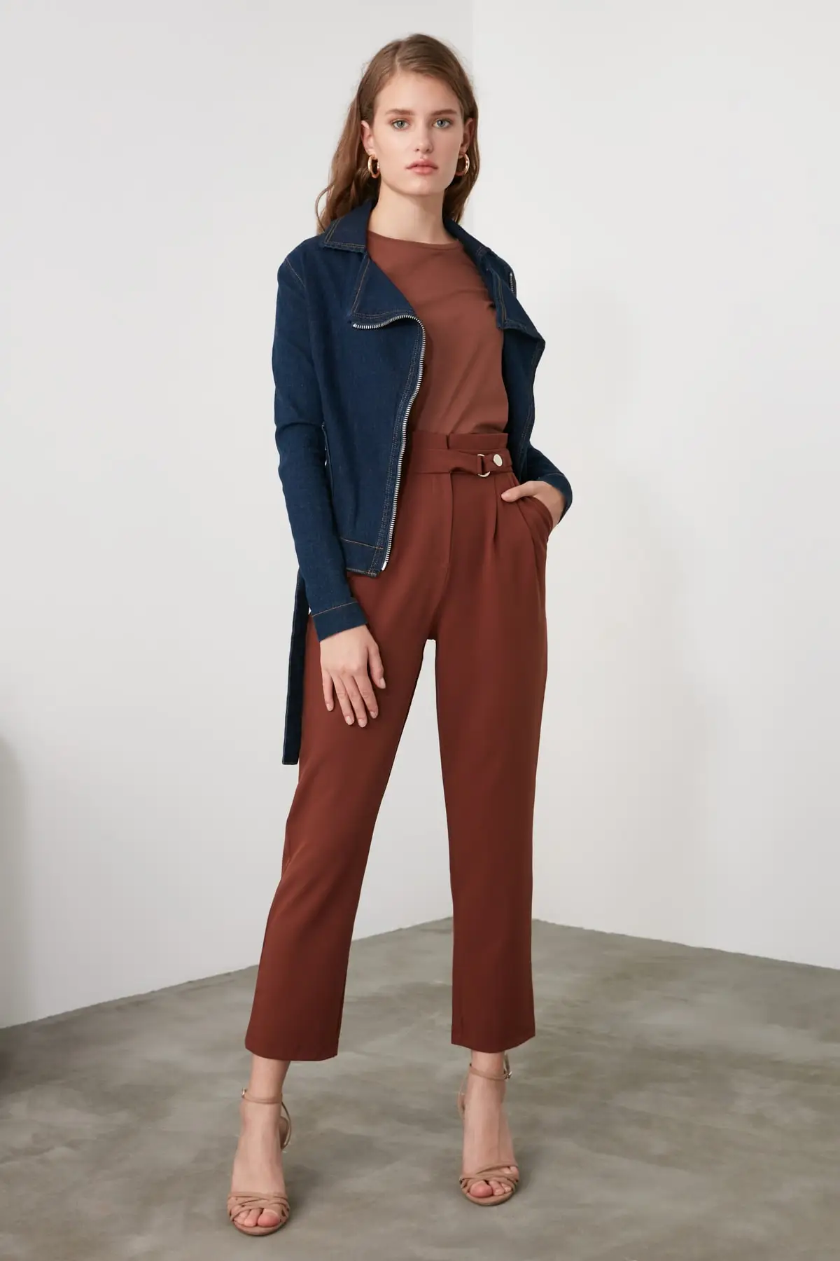 Брюки с защелками от Trendyol TWOSS20PL0131|Брюки| |